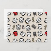 Suicide Squad | Slipknot Emoji Pattern Briefkaart (Voorkant / Achterkant)