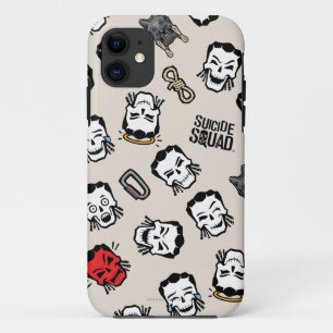 Suicide Squad   Slipknot Emoji Pattern iPhone 11 Hoesje
