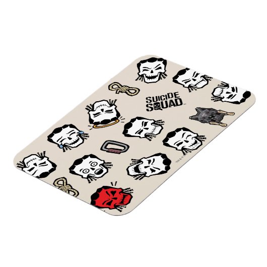 Suicide Squad | Slipknot Emoji Pattern Magneet (Linkerzijde)
