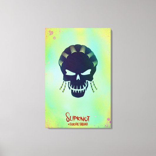 Suicide Squad | Slipknot Head-pictogram Canvas Afdruk (Voorkant)