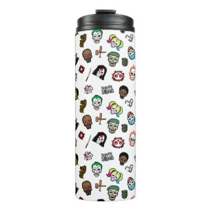 Suicide Squad Suicide Squad Emoji Pattern Thermosbeker