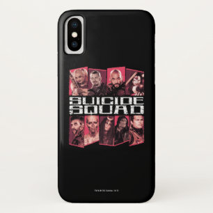 Suicide Squad   Task Force X Group Emblem iPhone X Hoesje