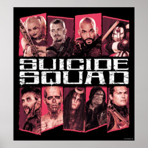 Suicide Squad Task Force X Group Emblem Poster