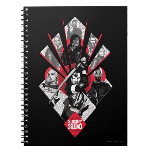 Suicide Squad | Task Force X Japans grafisch Notitieboek (Voorkant)