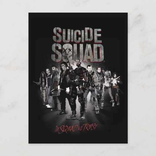 Suicide Squad |Task Force X Lineup Briefkaart (Voorkant)
