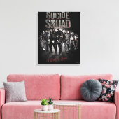 Suicide Squad |Task Force X Lineup Canvas Afdruk (Insitu (Woonkamer))
