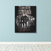 Suicide Squad |Task Force X Lineup Canvas Afdruk (Insitu (Houten vloer))