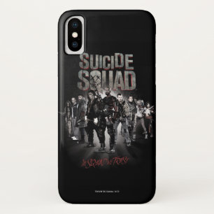 Suicide Squad  Task Force X Lineup iPhone X Hoesje