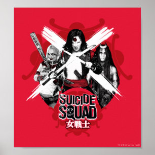Suicide Squad   Vierkantsmeisjes "Vrouw Warrior" Poster