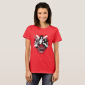 Suicide Squad | Vierkantsmeisjes "Vrouw Warrior" T-shirt (Voorkant volledig)
