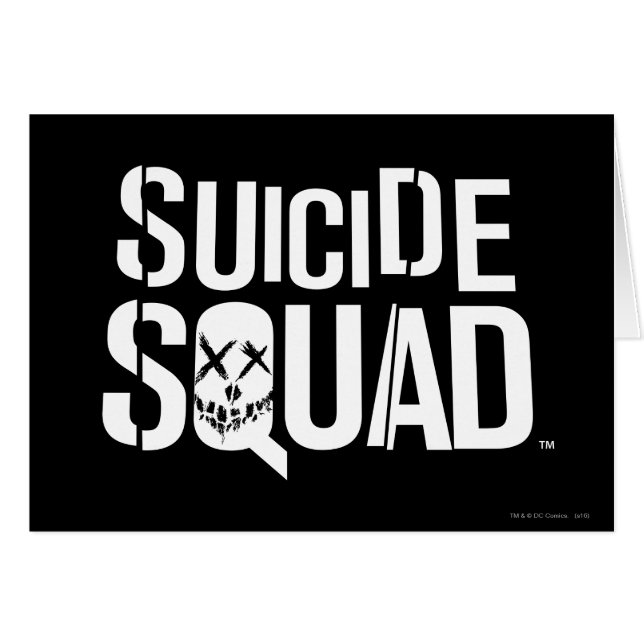 Suicide Squad | Witte Logo (Voorkant Horizontaal)