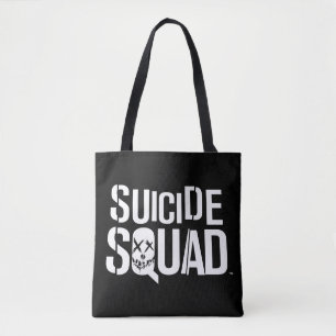 Suicide Squad Witte Logo Draagtas