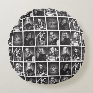 Suicide Squad | Yearbook Pattern Rond Kussen
