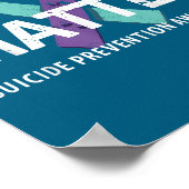 Suicides Prevention Shirts Suicide Awareness  Poster (Hoek)