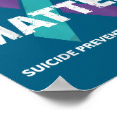 Suicides Prevention Shirts Suicide Awareness  Poster (Hoek)