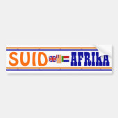Suid-Afrika Bumpersticker (Voorkant)