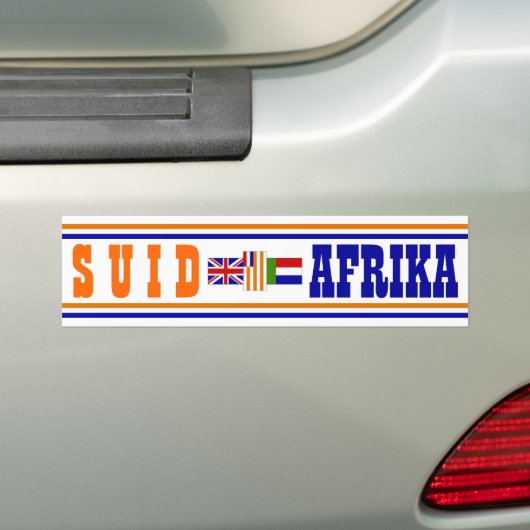 Suid-Afrika Bumpersticker (Op auto)