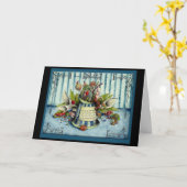 Suiker 6-jarig huwelijksjubileum cadeaukaart kaart (Gele Bloem)