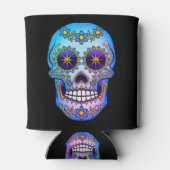 Suiker Blauwe Floral Koelbox Blikjeskoeler (Achterkant)