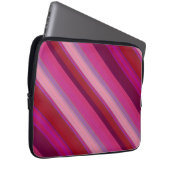 Suiker Candy Strepen Laptop Sleeve (Voorkant Rechts)