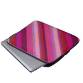 Suiker Candy Strepen Laptop Sleeve (Voorkant onderkant)