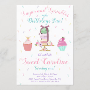 Suiker en prinkles Sweet Treat Birthday Kaart