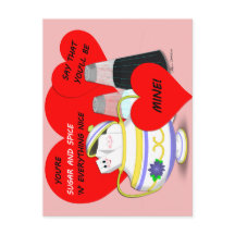 Suiker en specerij - Kaart van oude, gesmolten Val