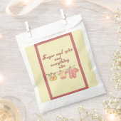 Suiker en specerijen en alles wat in Nice Baby sho Bedankzakje (Geknipt)