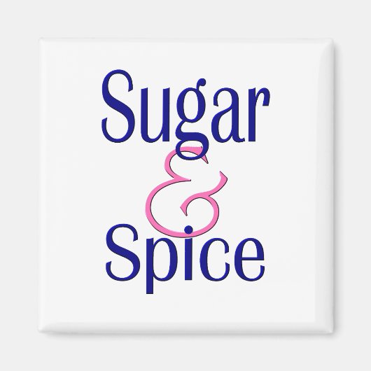 Suiker en specerijen magneet (Voorkant)