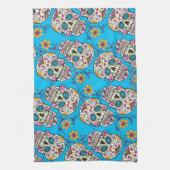 Suiker Halloween Blue Theedoek (Verticaal)