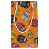 Suiker halloween dag van de dode afdruk klein cadeauzakje (Achterkant)