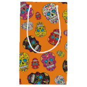 Suiker halloween dag van de dode afdruk klein cadeauzakje (Voorkant)