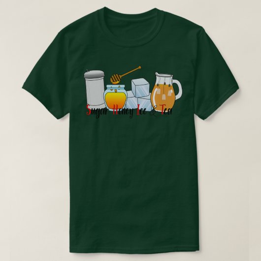 Suiker Honey Ice amp Tea T-shirt (Design voorkant)