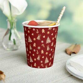 Suiker & kruiden Kerst! Papieren Bekers
