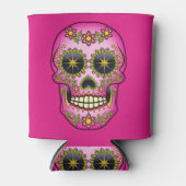 Suiker magenta Floral Blikjeskoeler (Voorkant)