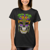 Suiker Mardi Gras Apparel Carnival Masker Jeste T-shirt (Voorkant)