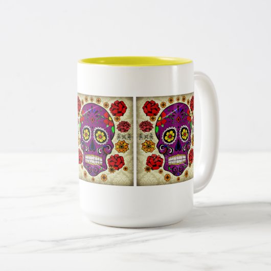 Suiker Mok Dia de Los Muertos (Voorkant rechts)