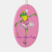 Suiker plum Fairy Froggy-versiering Keramisch Ornament (Rechts)