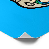 Suiker Poster schedel (Hoek)