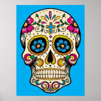 Suiker Poster schedel