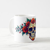 Suiker schedel 2 koffiemok (Voorkant links)