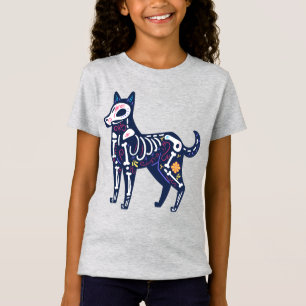 Suiker Schedel Calavera Hond II T-shirt
