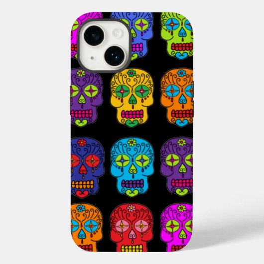 Suiker Schedel Case-Mate iPhone Case (Achterkant)