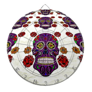 Suiker Schedel (Dag van de Doden) Dartbord
