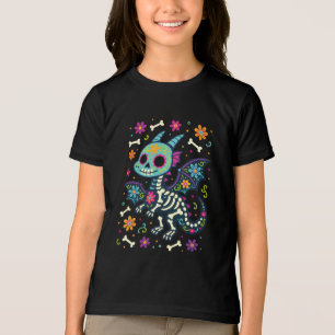 Suiker Schedel Draak - Bewaker van het Hiernamaals Tri-Blend Shirt