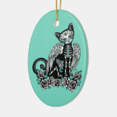 Suiker schedel keramisch ornament (Links)