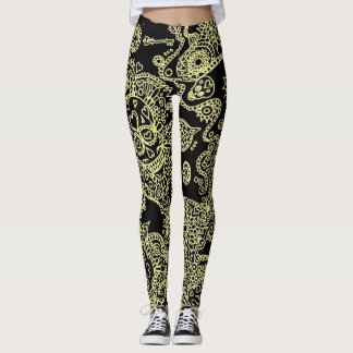 Suiker schedel leggings