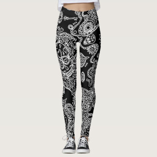Suiker schedel leggings