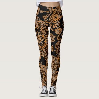 Suiker schedel leggings