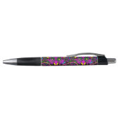 Suiker schedel Neon Roze Pen (Bovenkant)
